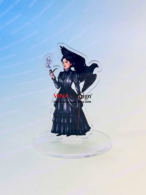 Làm standee Mica in UV, mô hình để bàn trưng bày, nhân vật hoạt hình tiểu thuyết Characters - INKTS3877