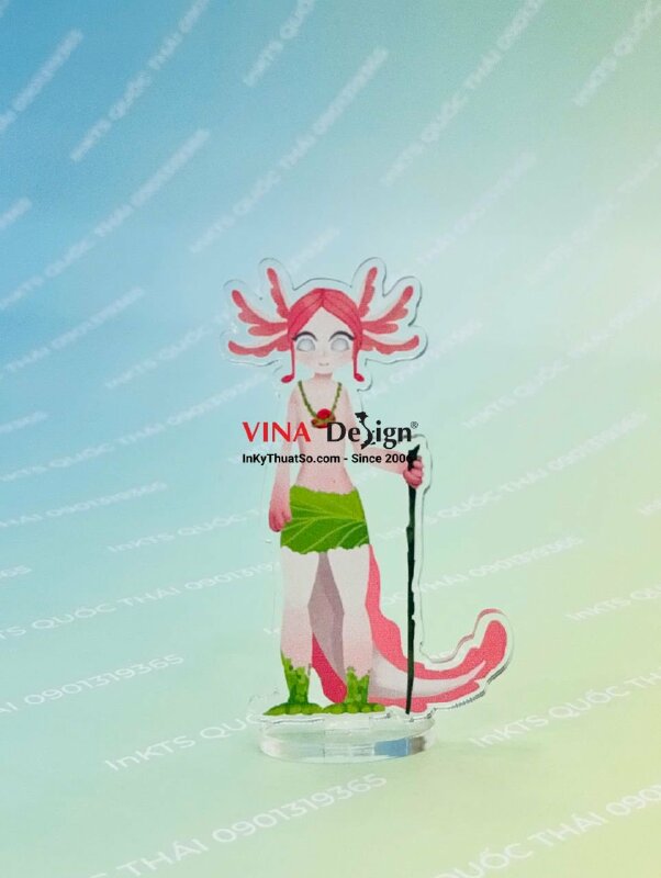 Làm standee Mica in UV, mô hình nhân vật hoạt hình để bàn - INKTS3892