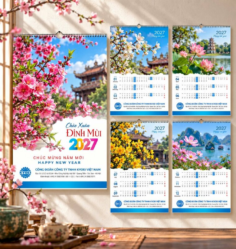 In lịch để bàn - In Kỹ Thuật Số Since 2006