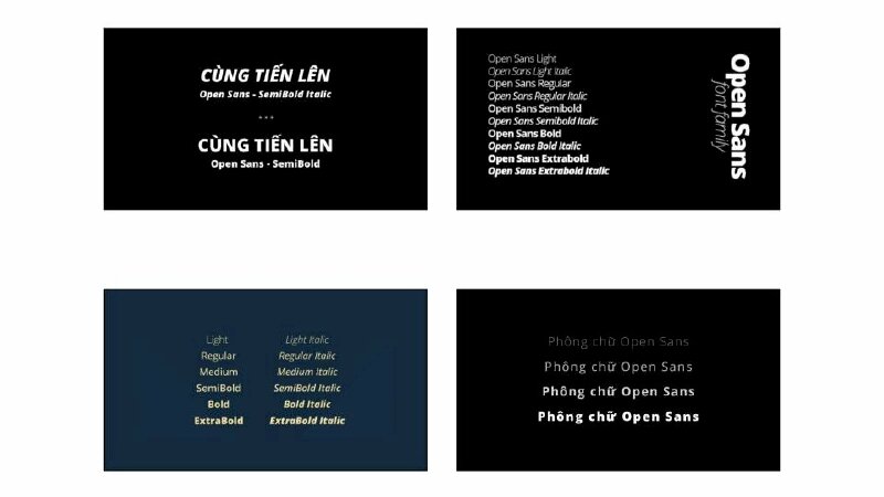 font open sans việt hóa
