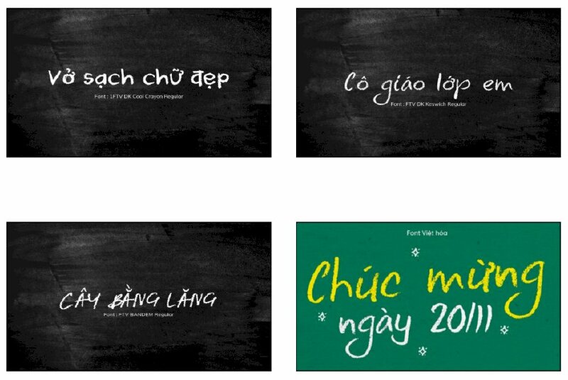 font phấn việt hóa