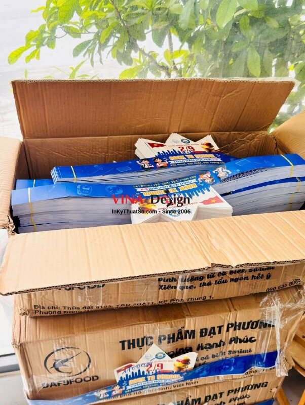 In băng rôn giấy cổ vũ, đeo đầu sự kiện chào mừng Quốc khánh 2/9, chào năm học mới 5/9 Back to school - INKTS3908