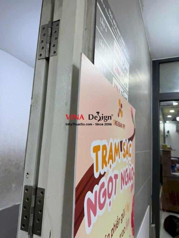 In poster formax cho cửa hàng bánh Bakery - Coffee & Tea - INKTS3909