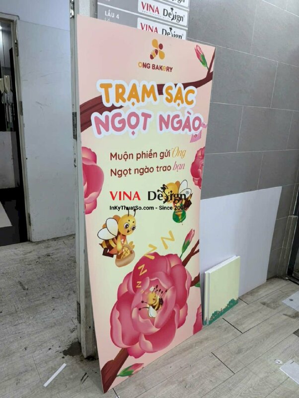 In poster formax cho cửa hàng bánh Bakery - Coffee & Tea - INKTS3909
