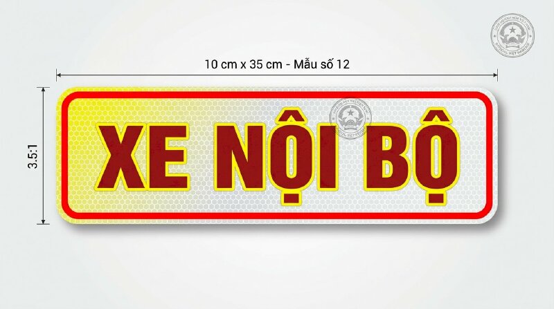 tem xe nội bộ