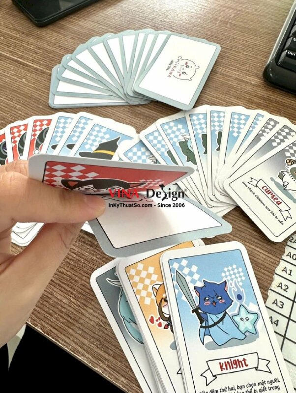 In bộ card chơi game, thẻ trò chơi board game in số lượng ít - INKTS3915