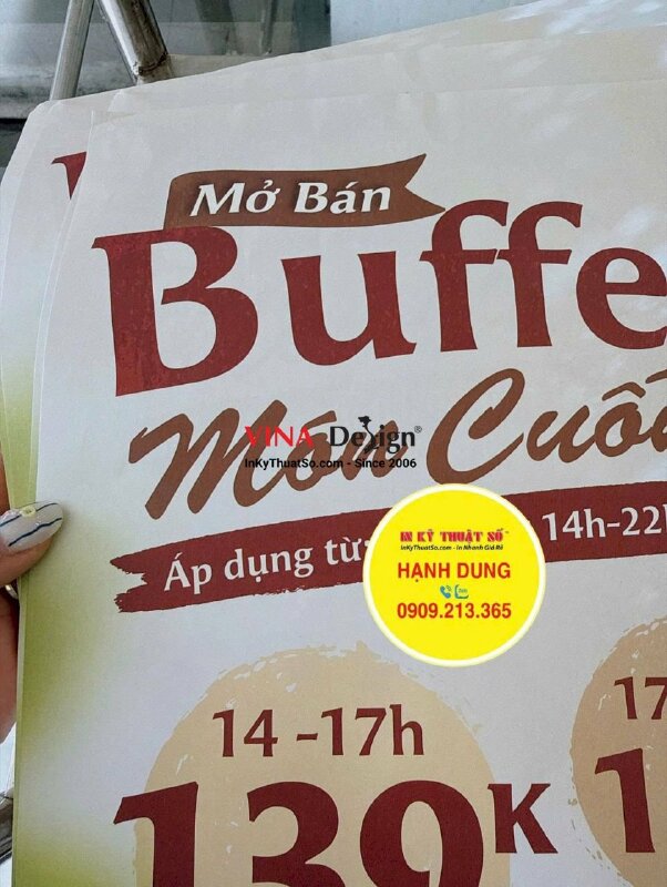In giấy trải bàn ăn dùng 1 lần cho nhà hàng món cuốn - INKTS3925