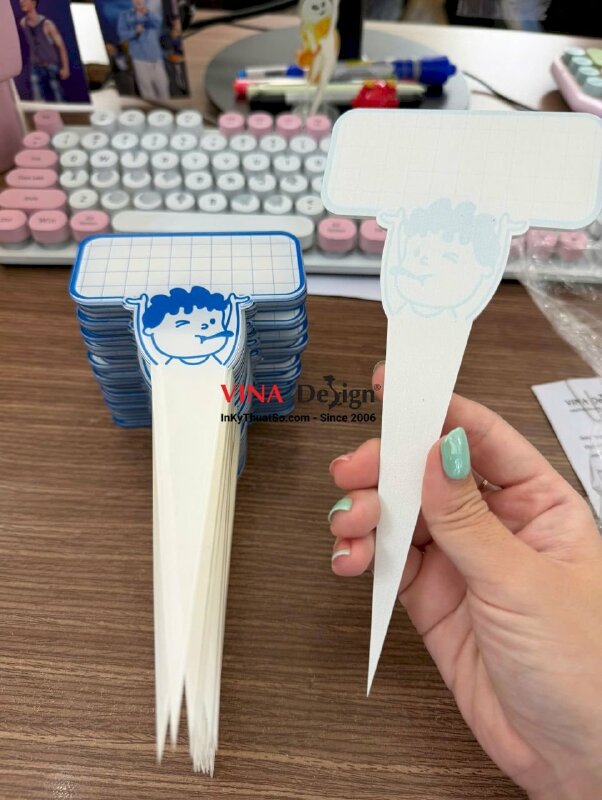 In Mica bảng tên kem, thẻ ghi tên hương vị kem - INKTS3917