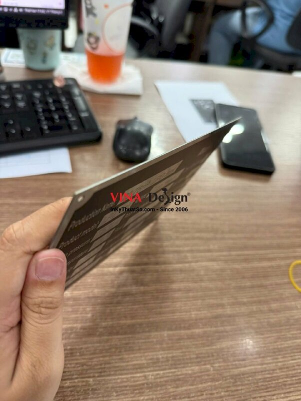 In nametag bảng inox xước in UV phẳng, gắn bồn LPG chở khí hóa lỏng - INKTS3921