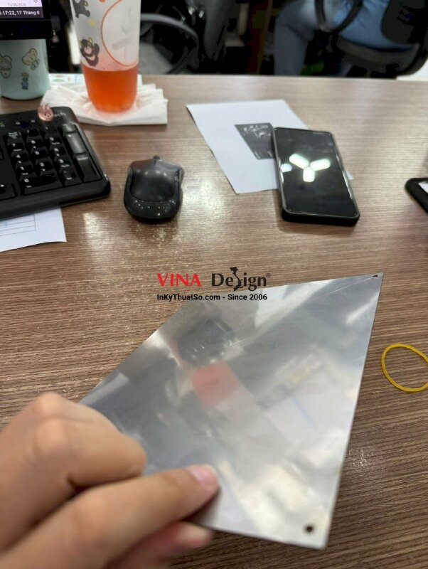 In nametag bảng inox xước in UV phẳng, gắn bồn LPG chở khí hóa lỏng - INKTS3921