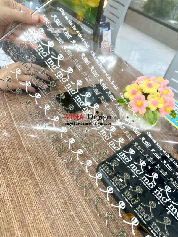 In UV DTF logo dịch vụ hỏa táng thú cưng - INKTS3926