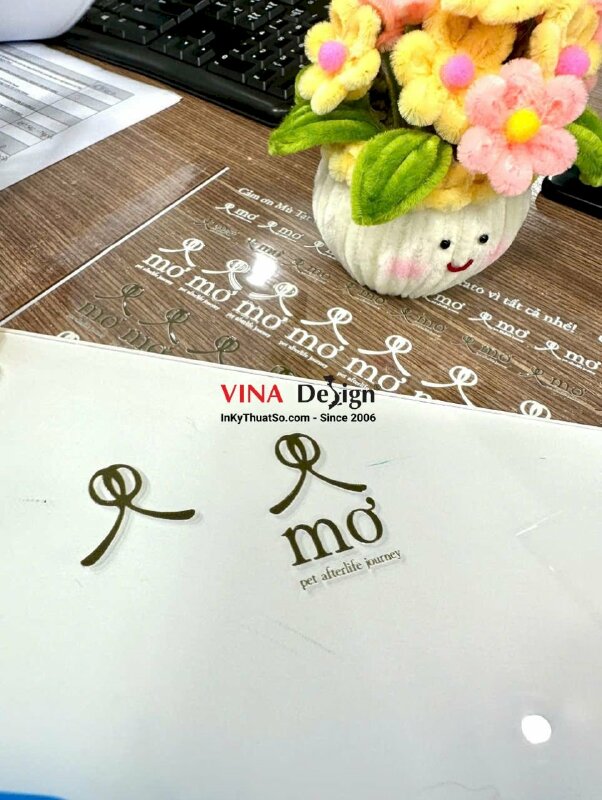 In UV DTF logo dịch vụ hỏa táng thú cưng - INKTS3926