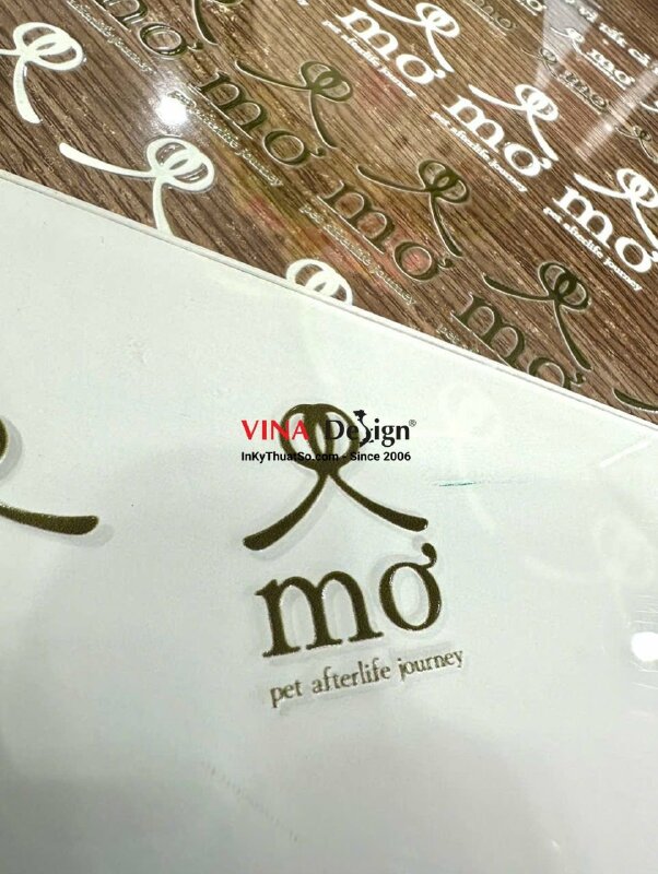 In UV DTF logo dịch vụ hỏa táng thú cưng - INKTS3926